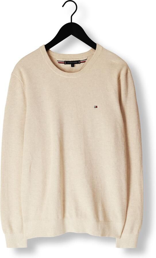 TOMMY HILFIGER Heren Truien & Vesten Essential Structure Crew Neck Beige - Foto 4