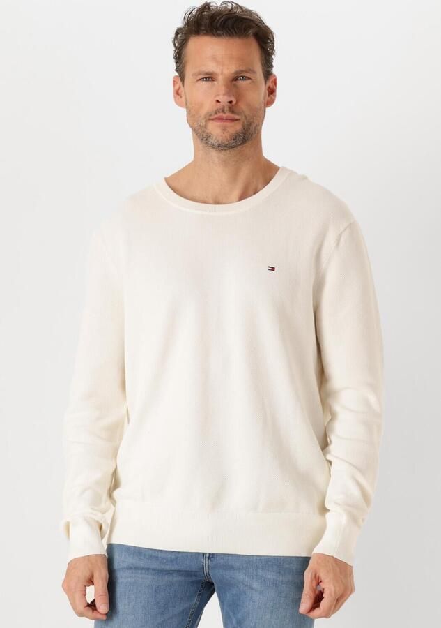 TOMMY HILFIGER Heren Truien & Vesten Essential Structure Crew Neck Creme - Foto 4