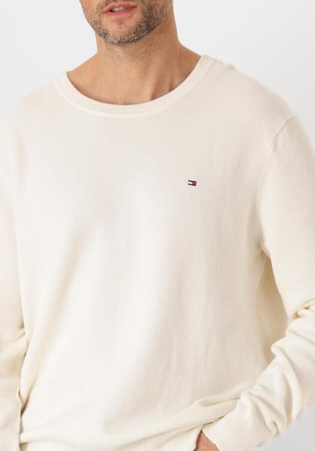 TOMMY HILFIGER Heren Truien & Vesten Essential Structure Crew Neck Creme