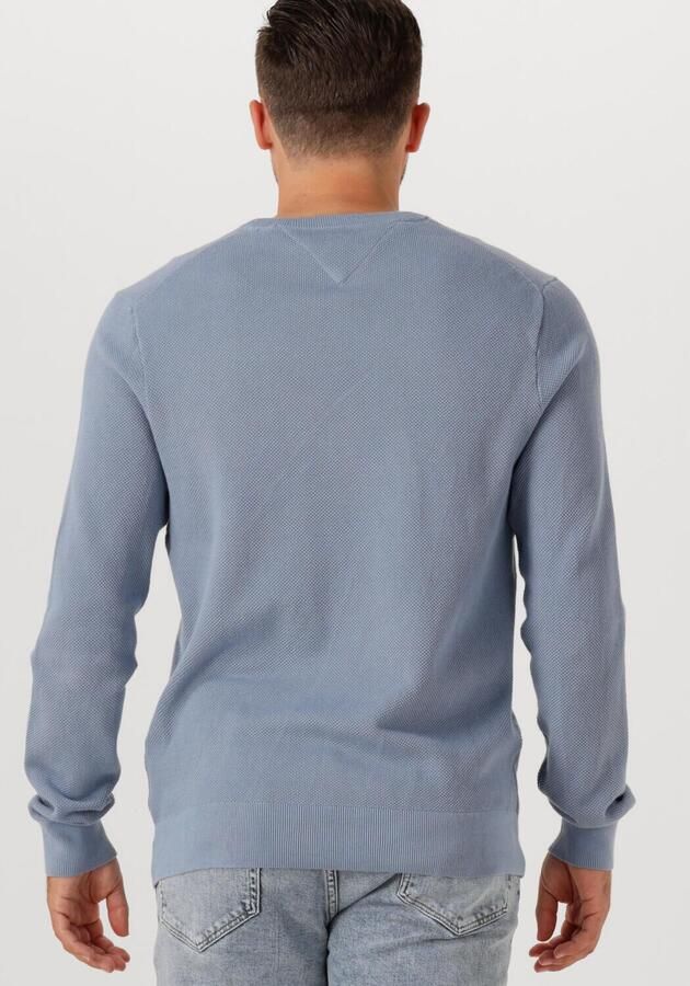 TOMMY HILFIGER Heren Truien & Vesten Essential Structure Crew Neck Lichtblauw