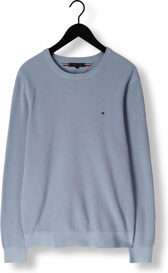 TOMMY HILFIGER Heren Truien & Vesten Essential Structure Crew Neck Lichtblauw - Foto 4