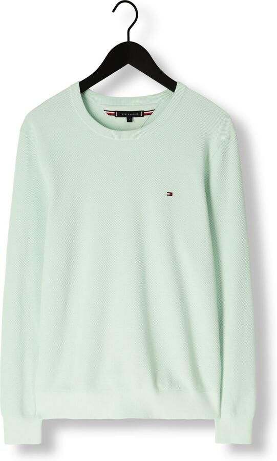 Tommy Hilfiger Trui met ronde hals ESSENTIAL STRUCTURE CREW NECK met structuur en label - Foto 3