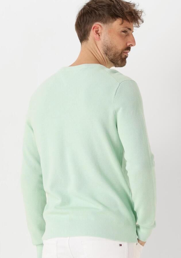 Tommy Hilfiger Trui met ronde hals ESSENTIAL STRUCTURE CREW NECK met structuur en label