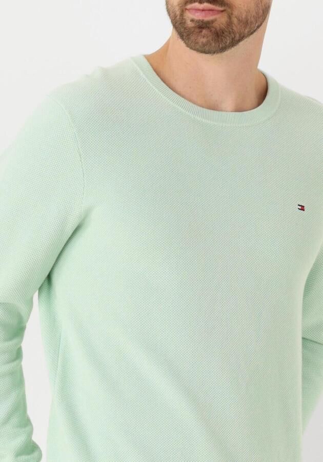 Tommy Hilfiger Trui met ronde hals ESSENTIAL STRUCTURE CREW NECK met structuur en label - Foto 2