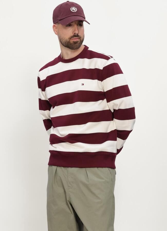 TOMMY HILFIGER Heren Truien & Vesten Essential Terry Crewneck Bordeaux