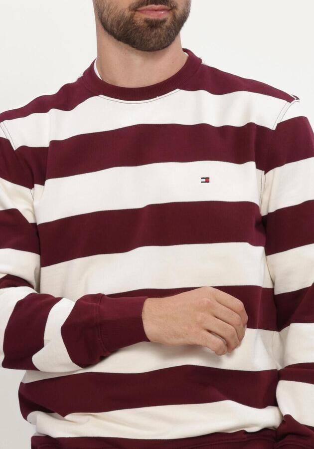 TOMMY HILFIGER Heren Truien & Vesten Essential Terry Crewneck Bordeaux - Foto 4