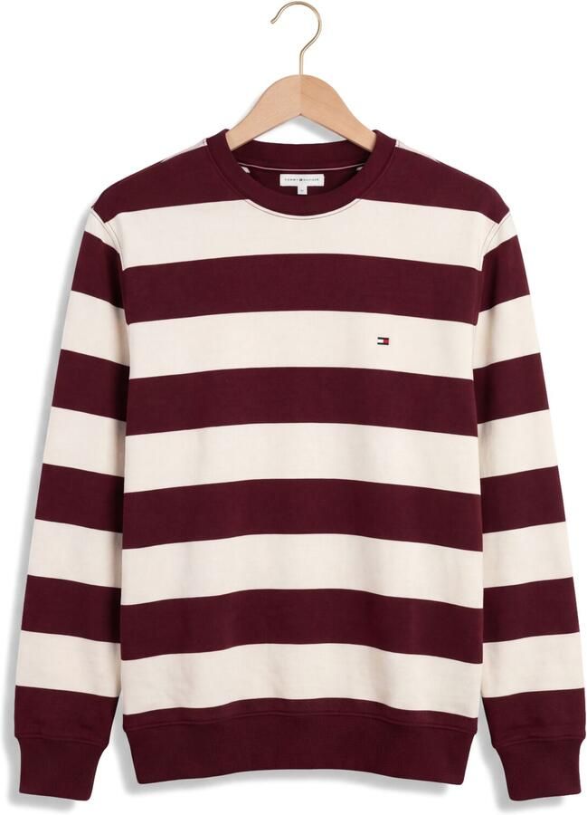 TOMMY HILFIGER Heren Truien & Vesten Essential Terry Crewneck Bordeaux - Foto 2