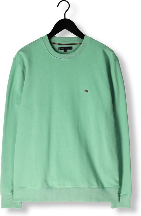 TOMMY HILFIGER Heren Truien & Vesten Essential Terry Crewneck Groen - Foto 3
