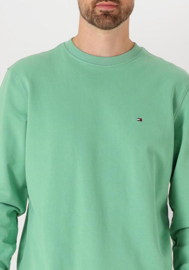 TOMMY HILFIGER Heren Truien & Vesten Essential Terry Crewneck Groen - Foto 1