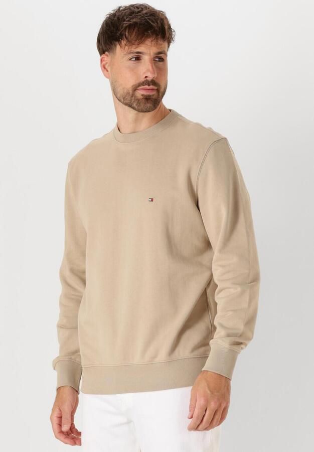 Tommy Hilfiger Beige Crewneck Sweatshirt met Geborduurd Logo Beige Heren - Foto 4