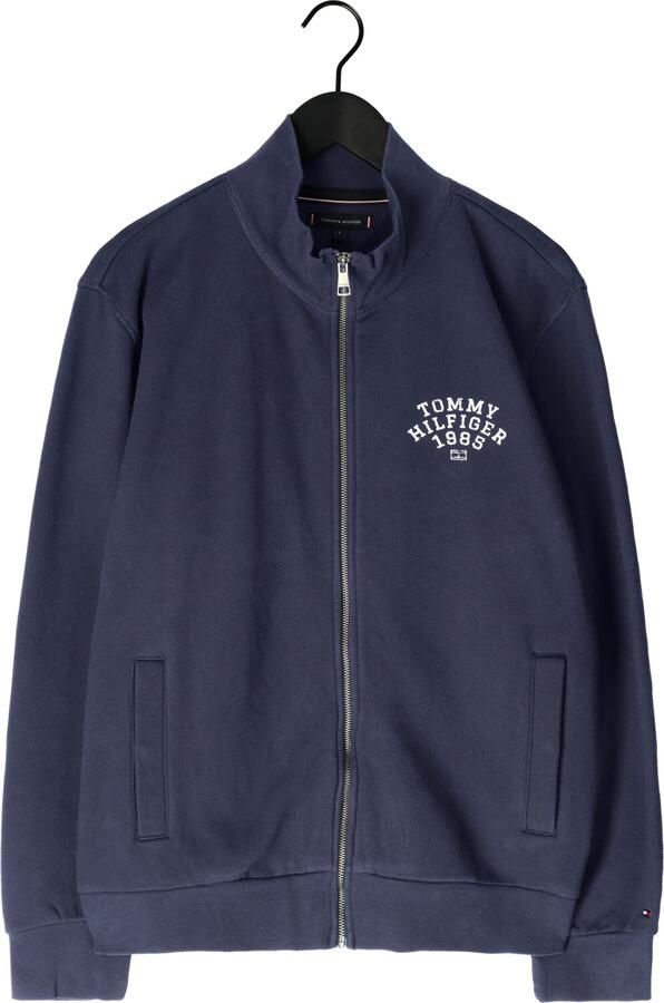TOMMY HILFIGER Heren Truien & Vesten Hilfiger Arch Stand Collar Zip Donkerblauw - Foto 3