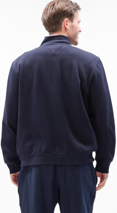 TOMMY HILFIGER Heren Truien & Vesten Hilfiger Arch Stand Collar Zip Donkerblauw - Foto 3