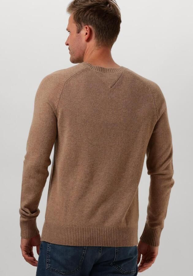 TOMMY HILFIGER Heren Truien & Vesten Lambswool Crew Neck Camel