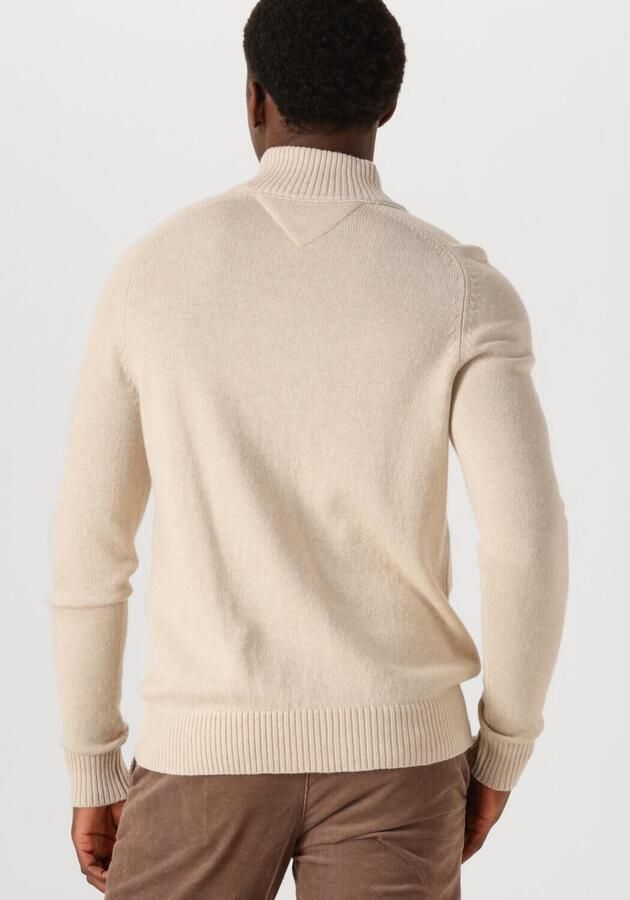 TOMMY HILFIGER Heren Truien & Vesten Lambswool Zip Mock Beige - Foto 2