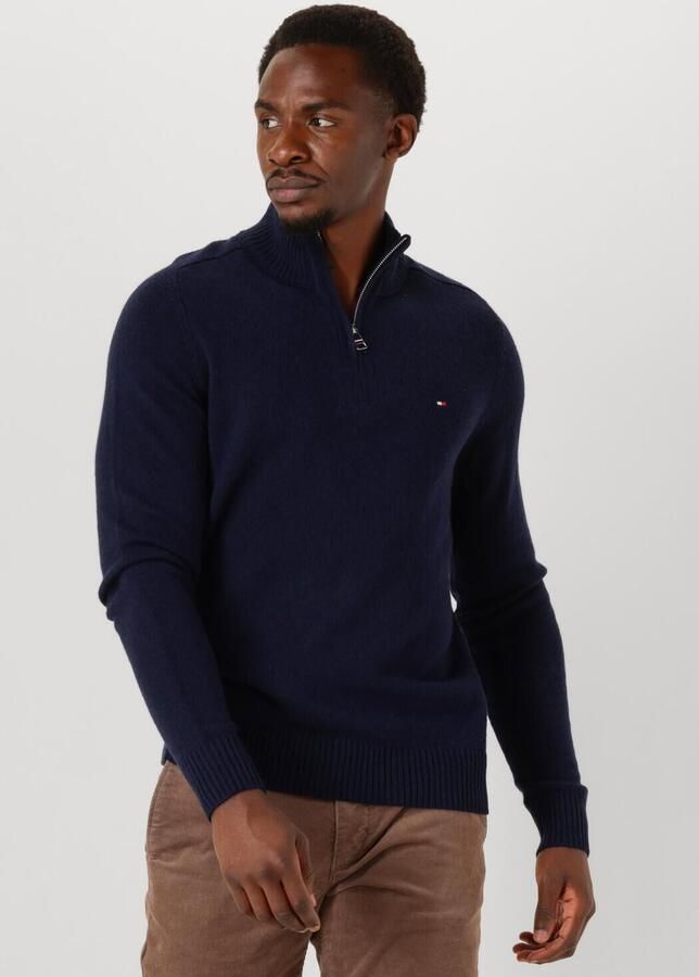 Tommy Hilfiger Wollen pullover met opstaande kraag model 'LAMBSWOOL' - Foto 4