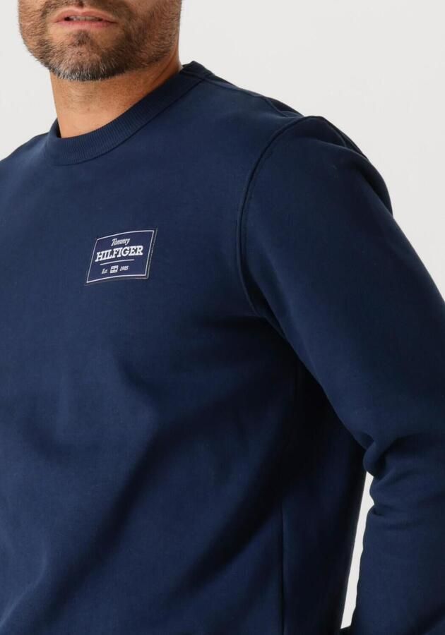 TOMMY HILFIGER Heren Truien & Vesten Monotype Label Sweatshirt Blauw - Foto 2
