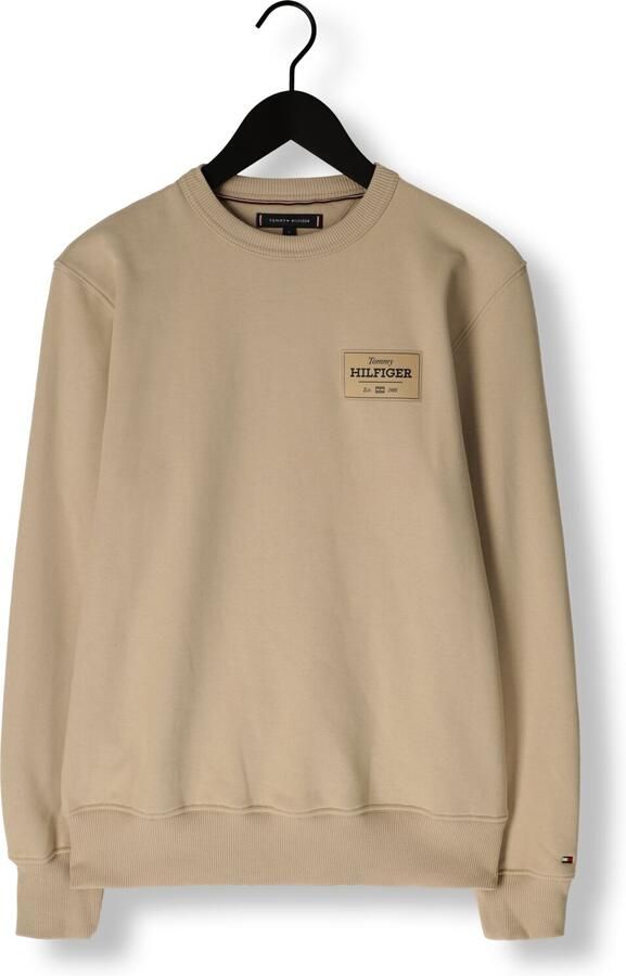 TOMMY HILFIGER Heren Truien & Vesten Monotype Label Sweatshirt Khaki - Foto 3