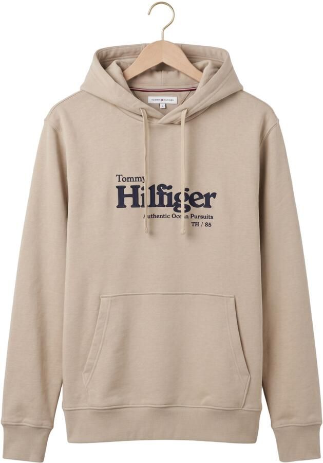 TOMMY HILFIGER Heren Truien & Vesten Nautical Graphic Hoodie Beige - Foto 4
