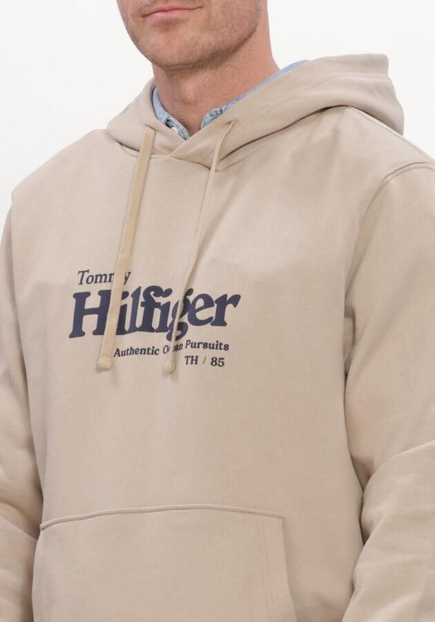 TOMMY HILFIGER Heren Truien & Vesten Nautical Graphic Hoodie Beige - Foto 3