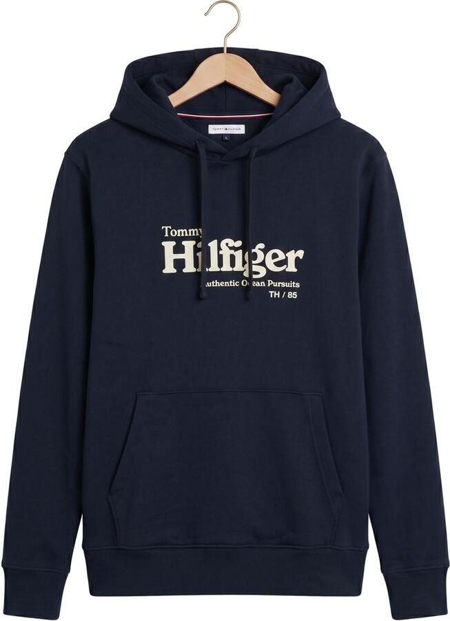 TOMMY HILFIGER Heren Truien & Vesten Nautical Graphic Hoodie Donkerblauw - Foto 2