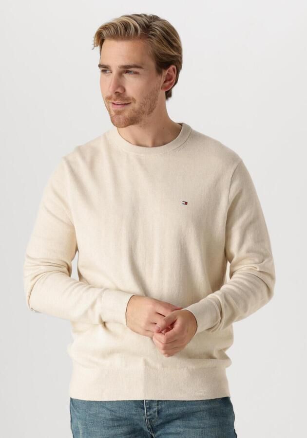TOMMY HILFIGER Heren Truien & Vesten Pima Org Ctn Cashmere Crew Neck Beige - Foto 4