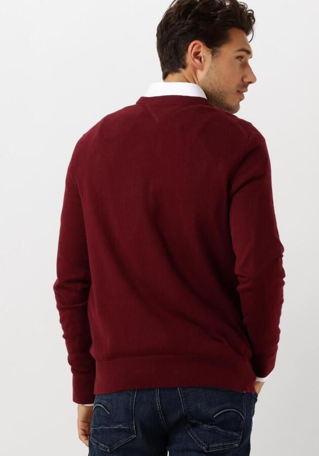 TOMMY HILFIGER Heren Truien & Vesten Pima Org Ctn Cashmere Crew Neck Bordeaux - Foto 2