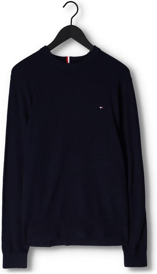 TOMMY HILFIGER Heren Truien & Vesten Pima Org Ctn Cashmere Crew Neck Donkerblauw - Foto 4