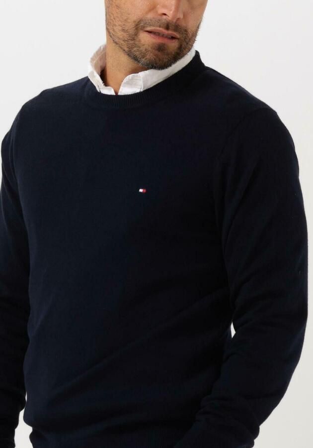 TOMMY HILFIGER Heren Truien & Vesten Pima Org Ctn Cashmere Crew Neck Donkerblauw - Foto 3