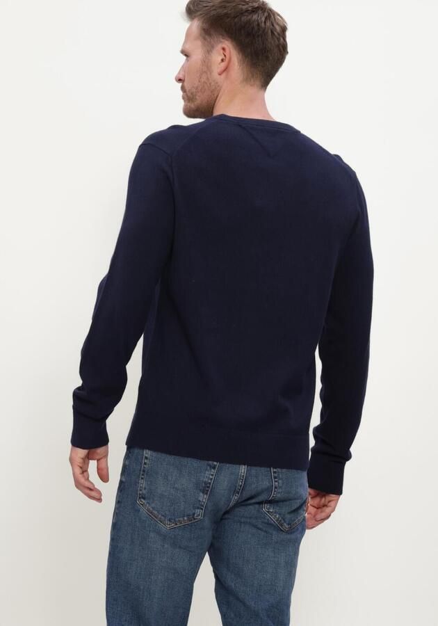 TOMMY HILFIGER Heren Truien & Vesten Pima Org Ctn Cashmere Crew Neck Donkerblauw - Foto 2