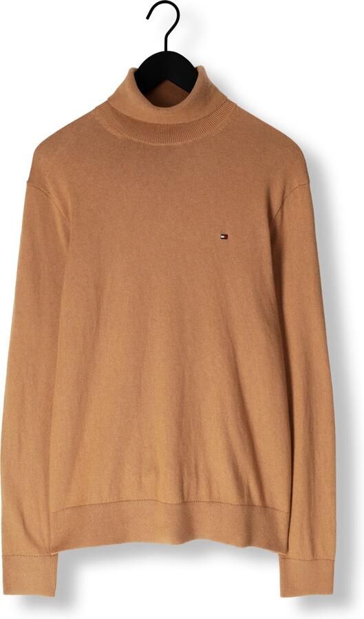 TOMMY HILFIGER Heren Truien & Vesten Pima Org Ctn Cashmere Roll Neck Camel - Foto 3