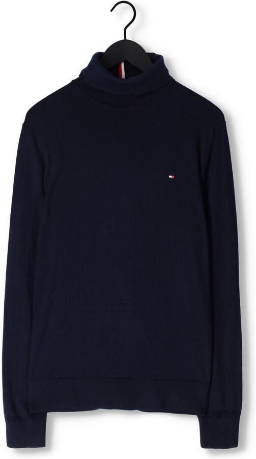 TOMMY HILFIGER Heren Truien & Vesten Pima Org Ctn Cashmere Roll Neck Donkerblauw - Foto 3