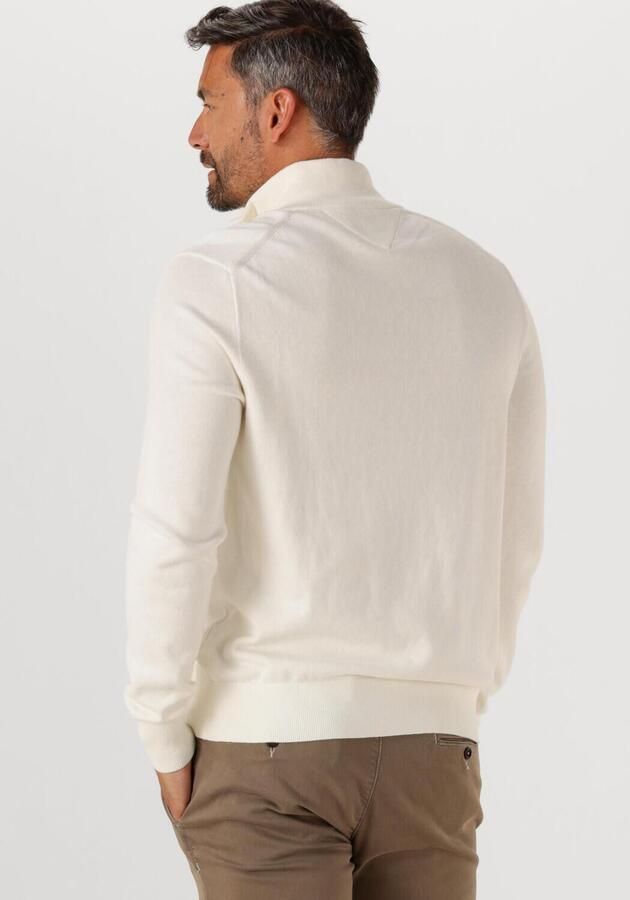 TOMMY HILFIGER Heren Truien & Vesten Pima Org Ctn Cashmere Zip Mock Ecru - Foto 2