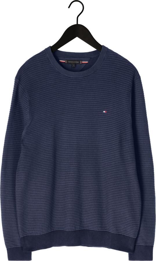 TOMMY HILFIGER Heren Truien & Vesten Seasonal Structure Cneck Donkerblauw - Foto 3