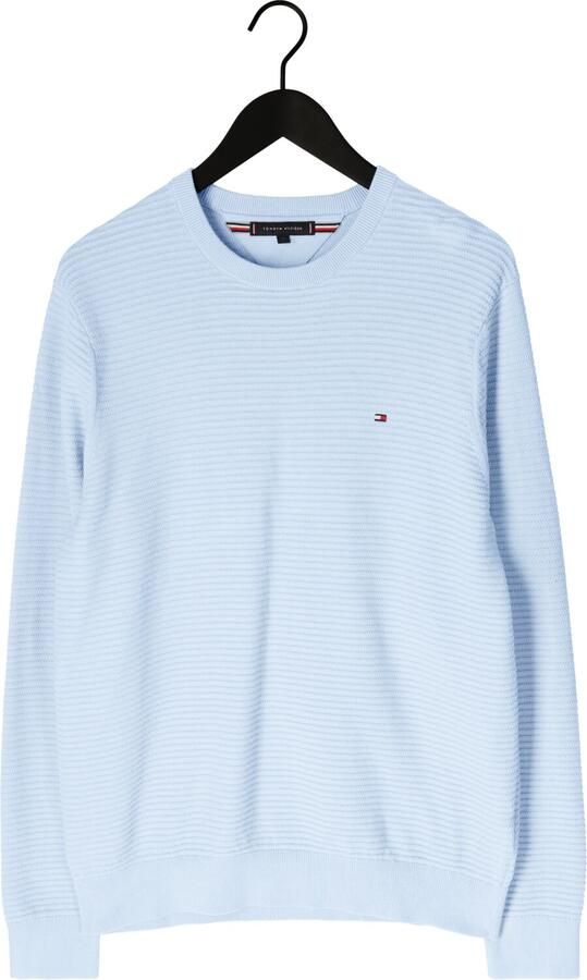 TOMMY HILFIGER Heren Truien & Vesten Seasonal Structure Cneck Lichtblauw - Foto 4