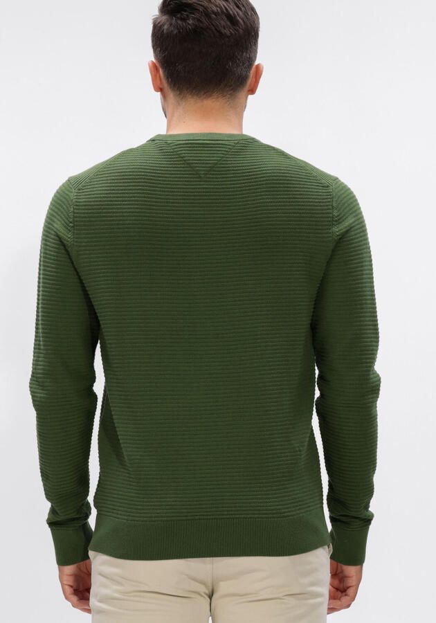 TOMMY HILFIGER Heren Truien & Vesten Seasonal Structure Cneck Olijf - Foto 2