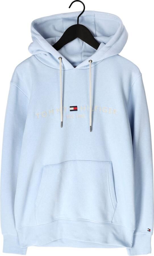 TOMMY HILFIGER Heren Truien & Vesten Tommy Logo Hoody Lichtblauw - Foto 3