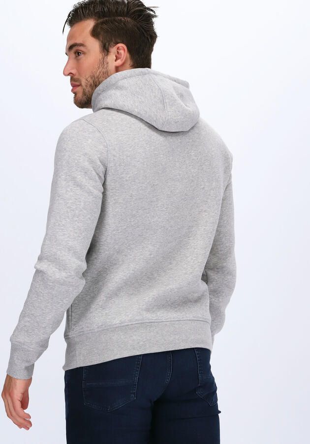 Tommy Hilfiger Grijze Trui Effen Katoenmix NorHeren Pasvorm Gray Heren - Foto 2