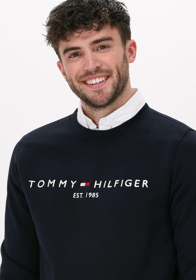 Tommy Hilfiger Sweatshirt TOMMY LOGO SWEATSHIRT met ronde hals en borduursel - Foto 3