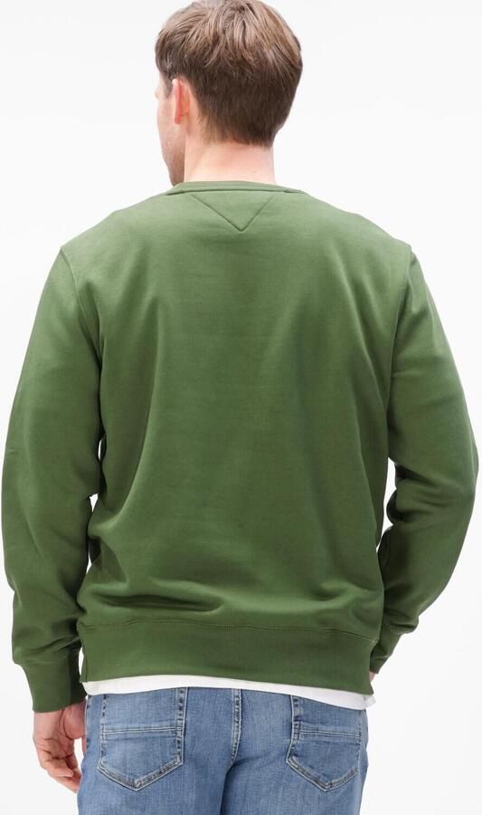 TOMMY HILFIGER Heren Truien & Vesten Tommy Logo Sweatshirt Olijf - Foto 4