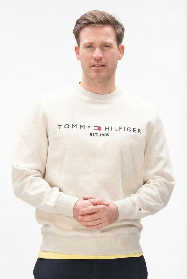 Tommy Hilfiger Sweatshirt TOMMY LOGO SWEATSHIRT met ronde hals en borduursel