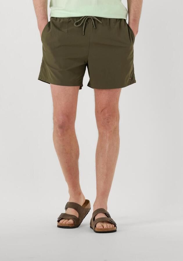 TOMMY HILFIGER Heren Zwembroeken Medium Drawstring Groen - Foto 4