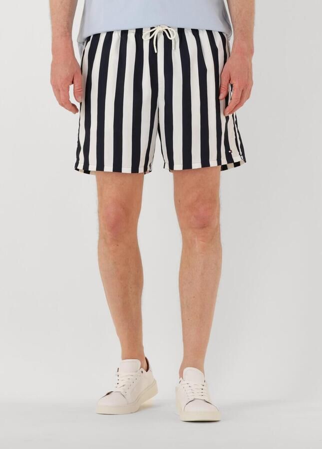 TOMMY HILFIGER Heren Zwembroeken Medium Drawstring Print Donkerblauw - Foto 4