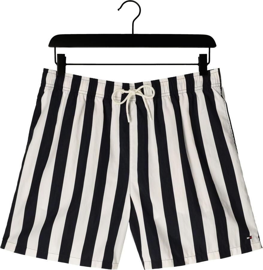 TOMMY HILFIGER Heren Zwembroeken Medium Drawstring Print Donkerblauw