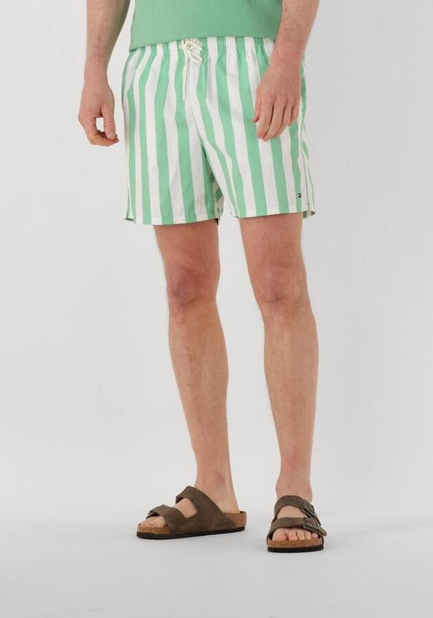 TOMMY HILFIGER Heren Zwembroeken Medium Drawstring Print Groen - Foto 4