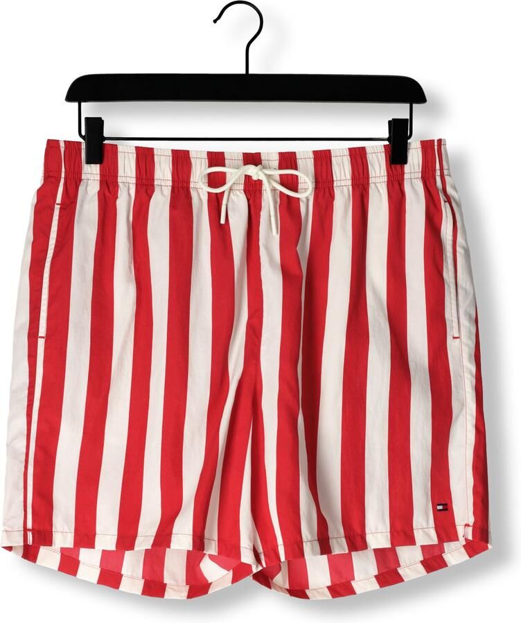 TOMMY HILFIGER Heren Zwembroeken Medium Drawstring Print Rood