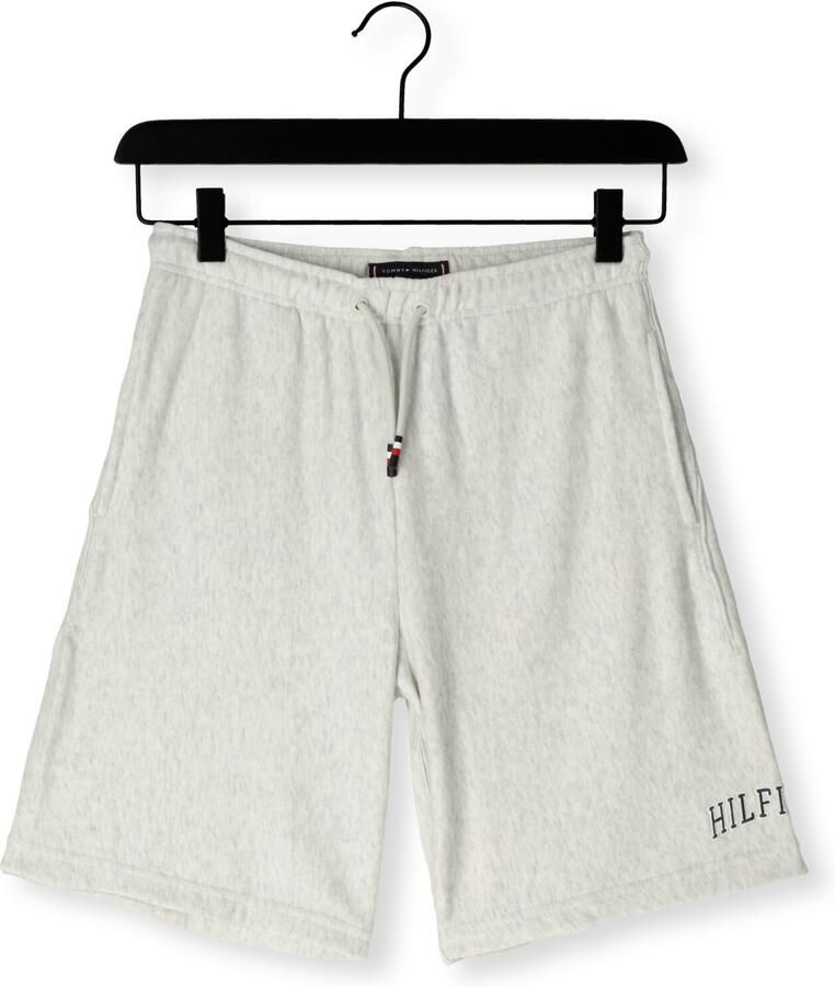 TOMMY HILFIGER Jongens Broeken Hilfiger Varsity Wide Sweatshort Lichtgrijs
