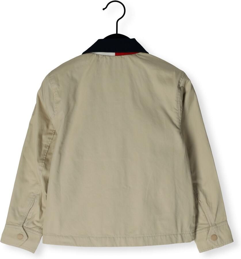 TOMMY HILFIGER Jongens Jassen Contrast Collar Cotton Jacket Zand - Foto 2