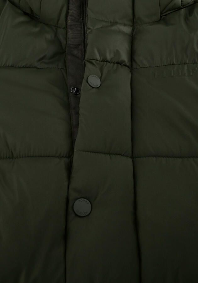 TOMMY HILFIGER Jongens Jassen Matt And Shine Embossed Jacket Donkergroen