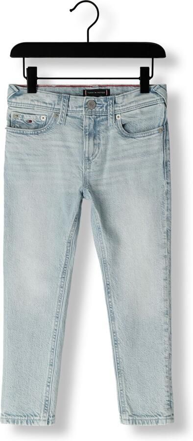 Tommy Hilfiger Slim fit jeans SCANTON Y SLIM FIT BLEACH JEANS in lichtblauwe wassing met logo-badge - Foto 3