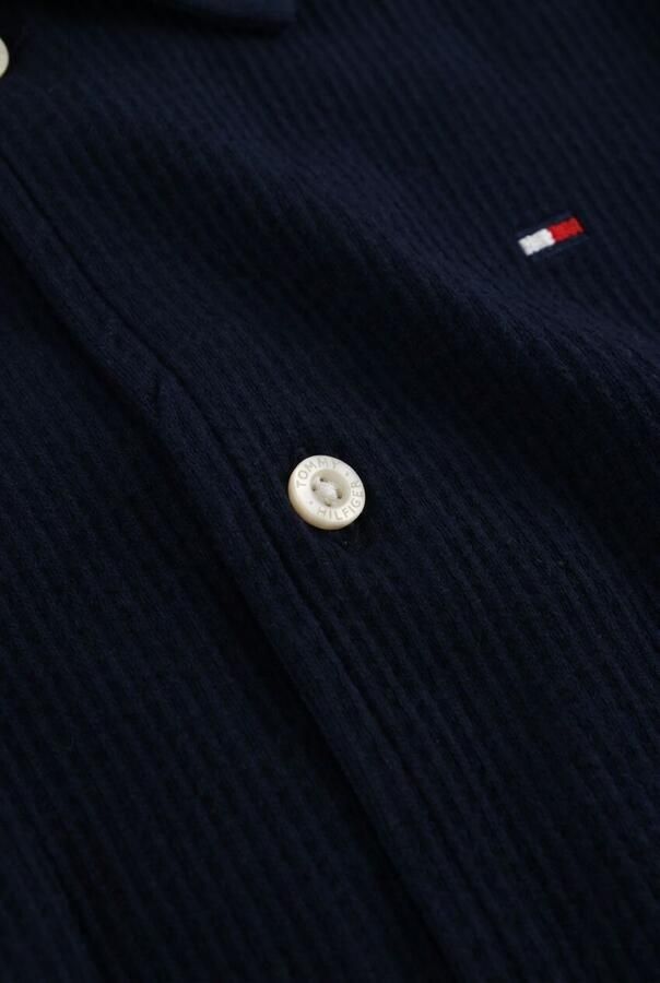 TOMMY HILFIGER Jongens Overhemden Jersey Seersucker Shirt Ss Donkerblauw - Foto 2